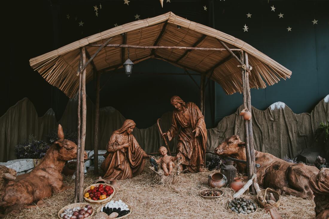 Francis and Christmas crib at Greccio